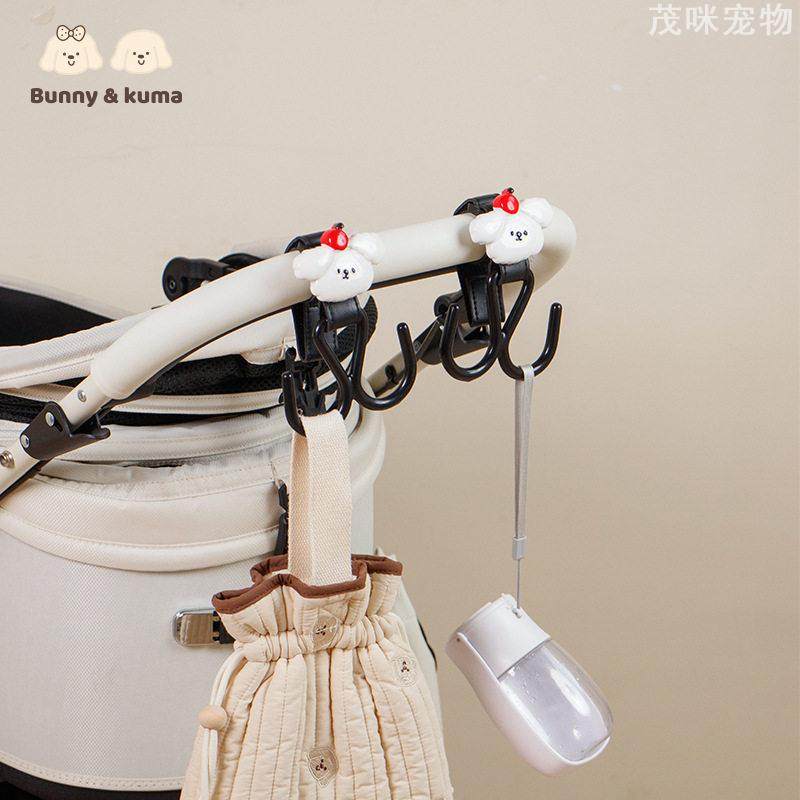 宠物推车挂钩万能双勾挂钩婴儿车推车挂包专用勾遛狗神器钩子通用,淘宝优惠券,粉丝福利购,淘宝优惠卷