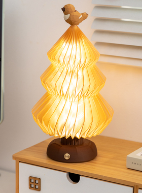 创意圣诞树摆件高级氛围台灯礼物