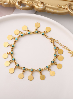 首饰套装项链蔓笛钛钢不掉色首饰