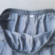 ຜ້າໄຫມ ໜັກ ໜາ ເຕັມສີ elastic ແຂງເຄິ່ງກາງເກງ casual pants mulberry silk home pants beach pants soft new