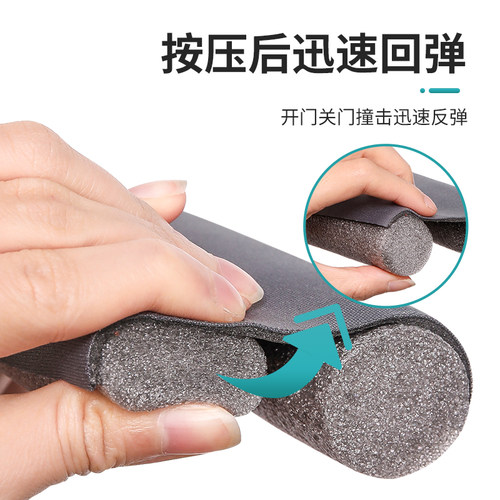 门缝密封条门底防风挡风神器卧室房门缝隙防水隔音门贴漏风条冬天 - 图0