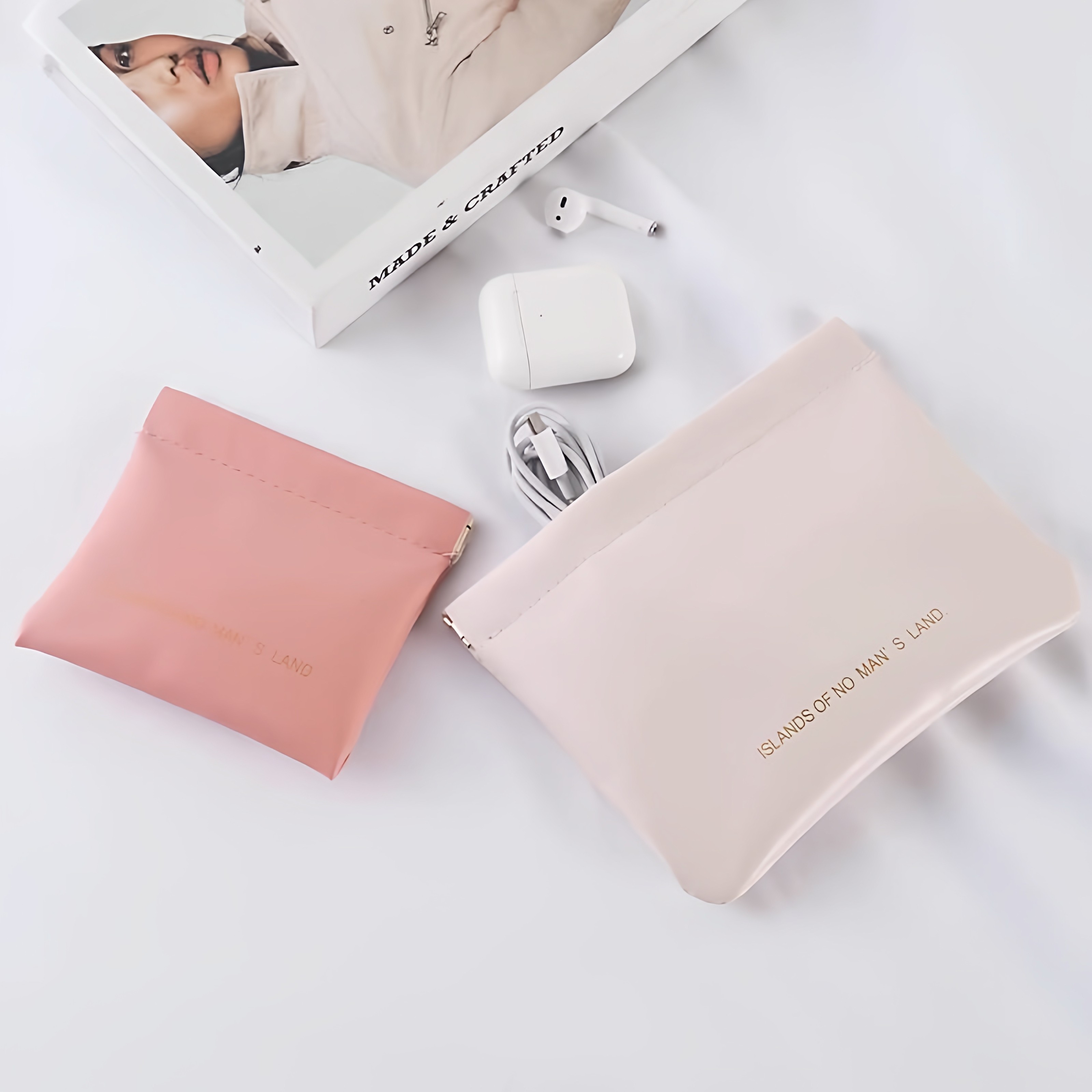 数据线收纳包自动闭合有线耳机随身袋电源充电器小迷你便携数码袋,淘宝优惠券,粉丝福利购,淘宝优惠卷