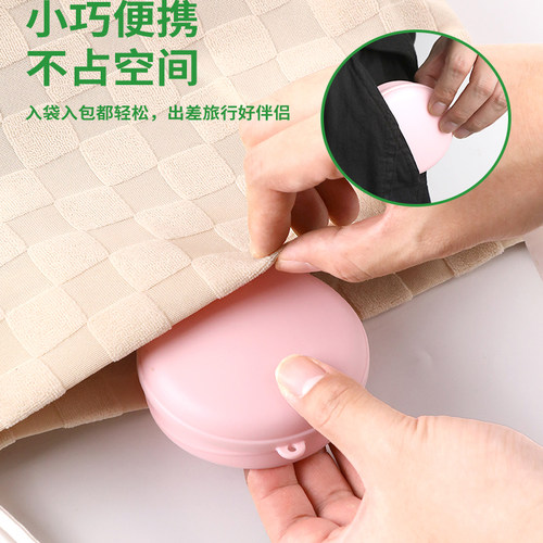 旅行折叠杯旅行洗漱口袋便携式带盖水杯接触级硅胶刷牙杯子 - 图3