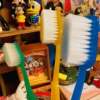 Creative, funny, oversized toothbrush props, bath brush, scrubbing brush, soft bristled exfoliating brush, fun giant toilet brush, cute