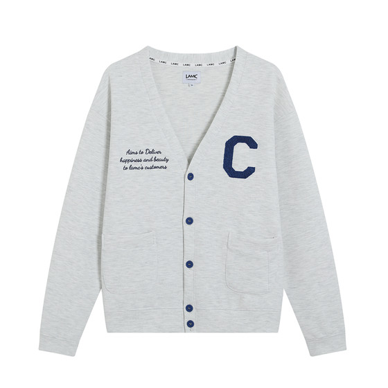 LAMC knitted cardigan V-neck loose, casual and versatile