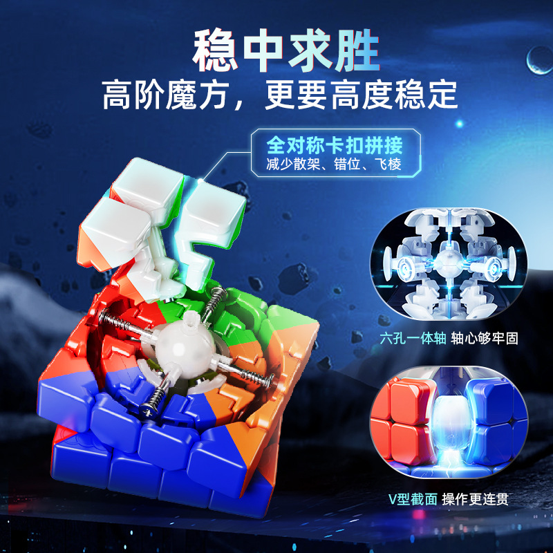 【知乎推荐】魔域文化傲速V7四阶单轨双轨三轨等磁力魔衣版 - 图1