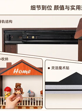 泡泡玛特手办电表箱装饰画遮挡箱