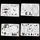 Kindergarten Growth Manual Cartoon Painting Template Small A4 Typesetting-Free Baby Photo Album Student Handwritten Newspaper Drawing Ruler