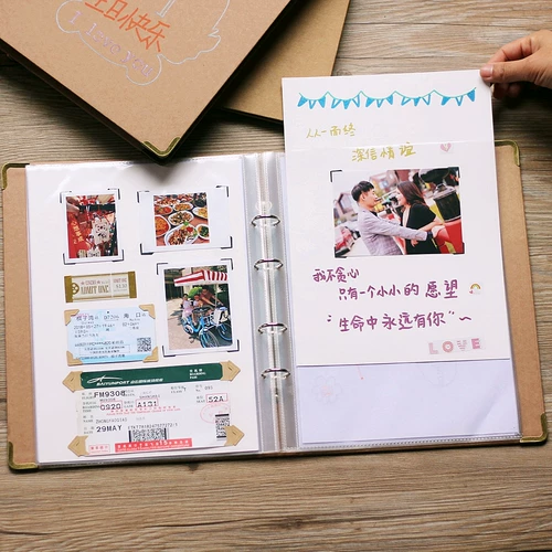 TikTok, памятный фотоальбом для влюбленных, подарок на день рождения, цвет, ручная роспись, DIY, делается под заказ