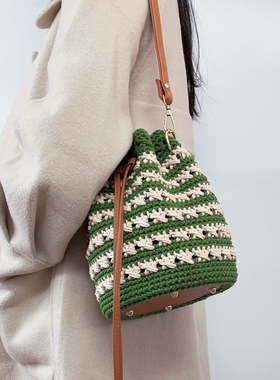Mcroche手工钩织水桶包DIY材料包