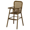 Imitation rattan children's dining chair is simple and easy to clean