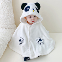 UK Next Kiss baby cloak cape autumn winter suede cotton baby goes out for shawl and windproof clothes in winter