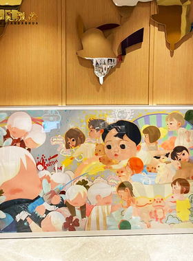 刘颖版画大尺寸挂画潮流艺术