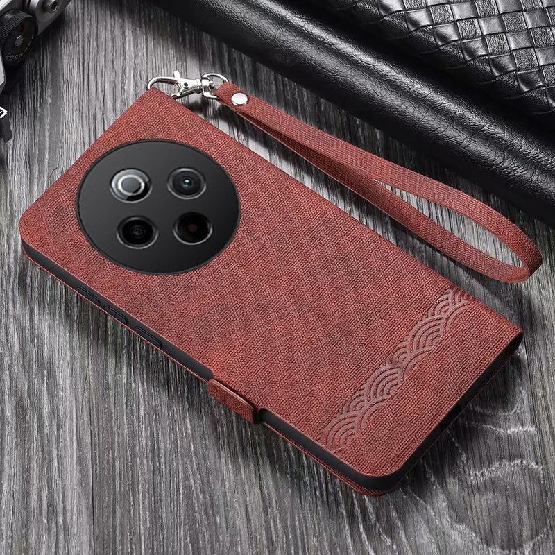 适用国际版红米14C手机壳小米Redmi14C保护招财猫皮套2409BRN2CC翻盖式镜头全包防摔男女新款软外壳C香港版绳