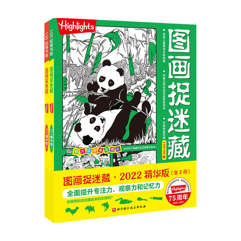 图画捉迷藏2022精华版 全2册 3-6岁 美国童光萃集出版社 著 益智游戏 - 图0