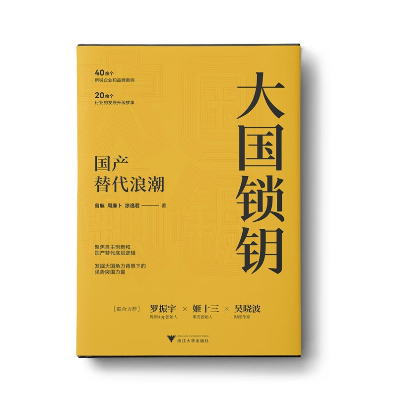 大国锁钥 国产替代浪潮 曾航等 著 罗振宇姬十三吴晓波 聚焦自主创新 国产替代底层逻辑 经济 - 图0