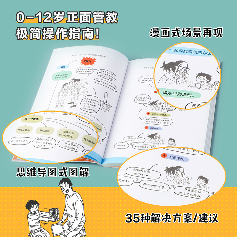 正面管教图解版 0-12岁孩子常见的35种情绪失控解决办法 家教 - 图1