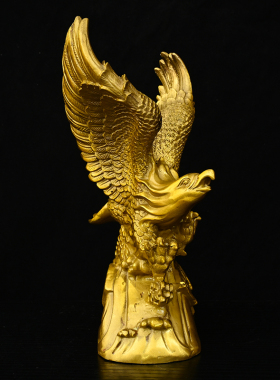 大展宏图老鹰摆件招财客厅电视柜老板办公桌装饰公司乔迁开业礼物