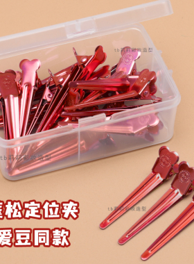 王嘉尔同款彩色定位夹蓬松头发