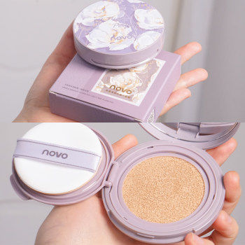 NOVO Air Cushion Concealer and Oil Control BB Cream ຄວບຄຸມຄວາມມັນຕິດທົນນານ ກັນນໍ້າ ແລະ ກັນເຫື່ອ ບໍ່ສະດວກ ທາຜິວໜ້າໃຫ້ຊຸ່ມຊື່ນ ຄີມຮອງພື້ນຜິວ