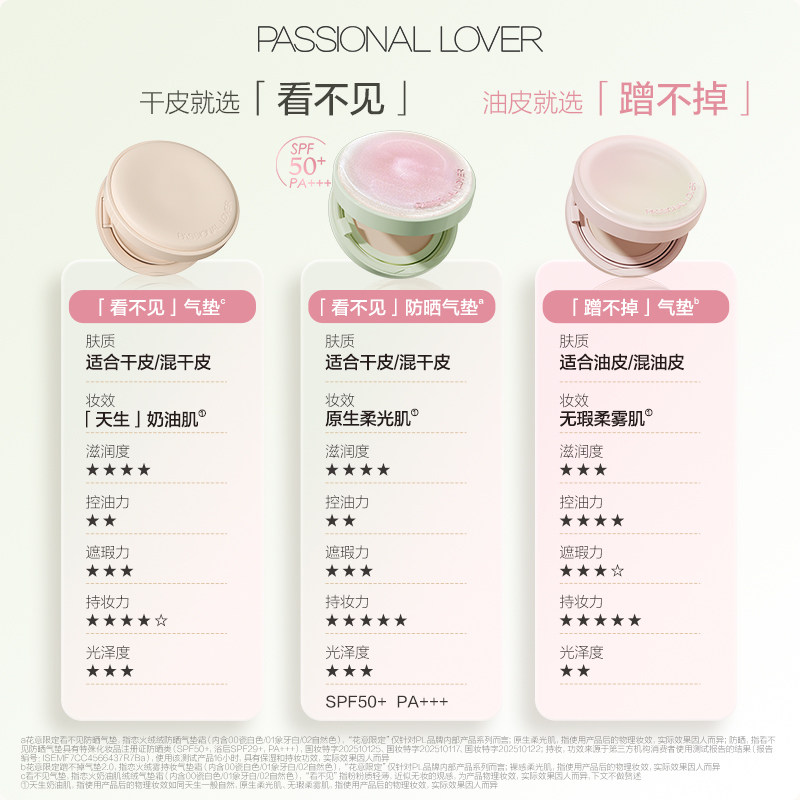 【花意限定】PL看不见防晒气垫pl蹭不掉气垫替换芯粉底液官方正品,淘宝优惠券,粉丝福利购,淘宝优惠卷