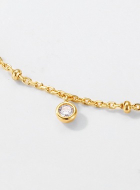 精致百搭锁骨链项链925纯银