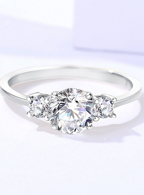 百搭高级感定情礼物纯银戒指