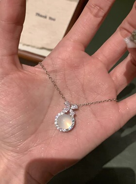 在逃公主甜美设计纯银项链锁骨链