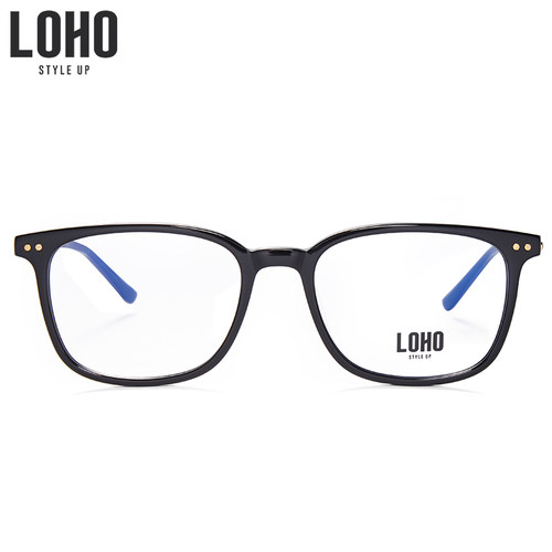 LOHO商场同款超轻眼镜框碳纤维眼镜腿椭圆板材眼镜框LH08053 - 图0