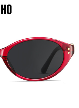 LOHO商场同款椭圆框太阳镜墨镜偏光防紫外线男女通用LH41615