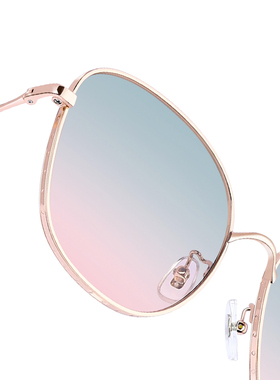 LOHO圆形合金墨镜时尚