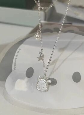 甜酷帕恰狗项链女学生可爱时尚百搭卡通小众设计高级闺蜜礼物