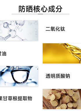 老中医防晒乳霜保湿清爽不油腻