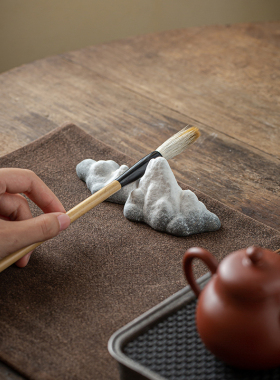 陶瓷鱼缸书房造景自然风沙盘盆栽