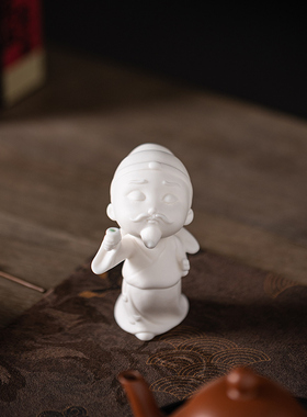 陶瓷造景中式桌面李白人物摆件