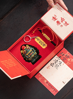 新中式狮子祝福锦鲤茶宠摆件礼物