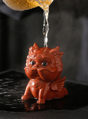 紫砂招财貔貅可爱茶桌飞天小貔貅