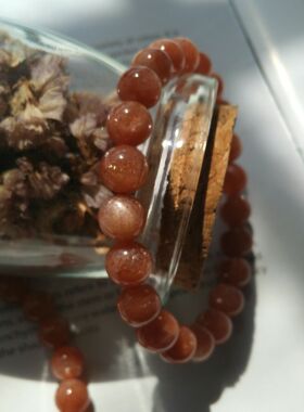 天然金太阳手串草莓晶日光