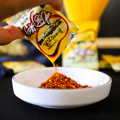 延边特产明太鱼干蘸料真味棒鱼料调料香辣8克鱿鱼杂太烧烤小包装 虎窝淘