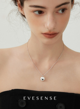 EVESENSE天然黑玛瑙珍珠锁骨链