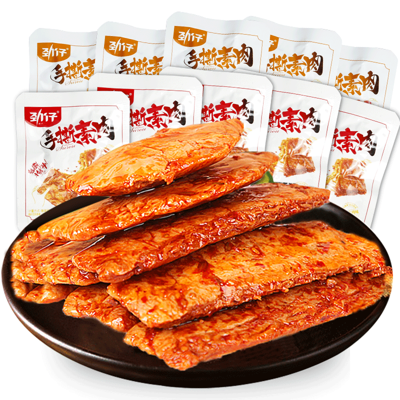 劲仔手撕素肉100礼包 点途食品素肉
