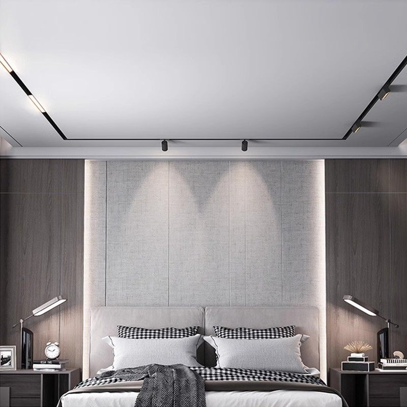 雷士照明磁吸轨道灯客厅无主灯护眼无边框嵌入式泛光线形灯,淘宝优惠券,粉丝福利购,淘宝优惠卷