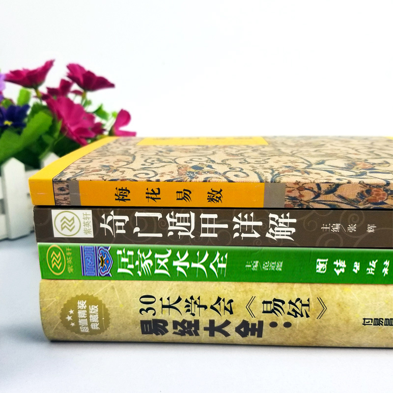 正版全4册 奇门遁甲详解+图解风水入门住宅商铺风水学+梅花易数易经全书正版周易风水学入门书籍 中国哲学易经的智慧风水书籍 - 图0