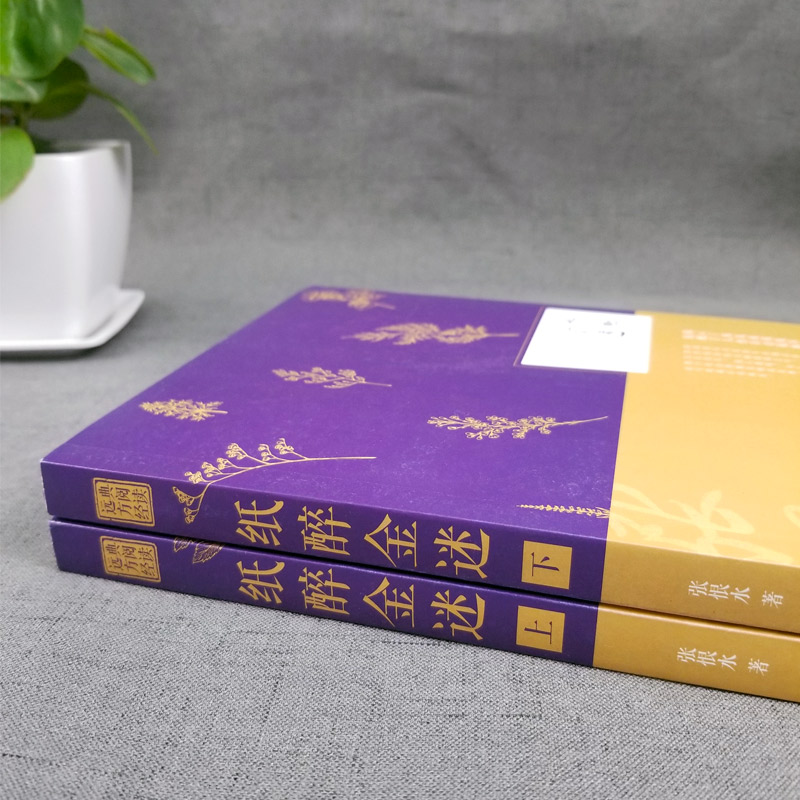 纸醉金迷 全二册  中国近现代小说 特殊年代背景下 人性与金钱面前的迷失与挣扎 鸳鸯蝴蝶派代表人物张恨水成功的社会批判代表作 - 图0