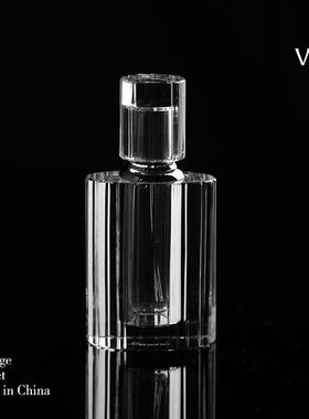 轻奢高档水晶香水精油分装瓶空瓶