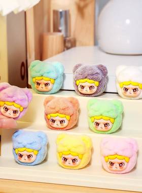 创意植绒大表姐暴力熊潮玩萌粒公仔直播盲盒配件汽车车载摆件