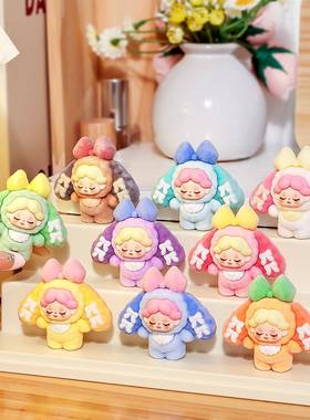 可爱温迪diy饰品配件 萌粒摆件小红书推荐桌面小摆件潮玩植绒公仔