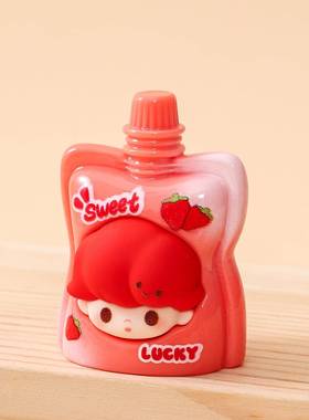 卡通迪迪吸吸果冻萌粒树脂潮玩公仔车载桌面小摆件创意小礼品