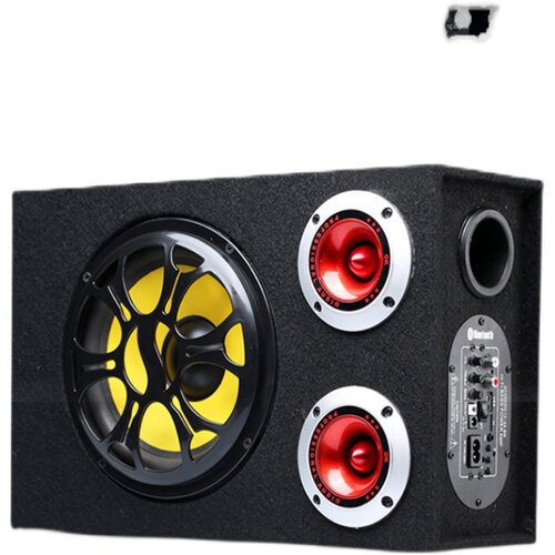 双高音车载低音炮12v24伏货汽车音响220V家用插卡蓝牙音箱 - 图3