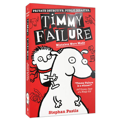 英文原版 Timmy Failure Mistakes Were Made 囧侦探提米1 酿成错误 青少年儿童侦探章节小说 小屁孩日记同系列 英文版 进口书籍 - 图0